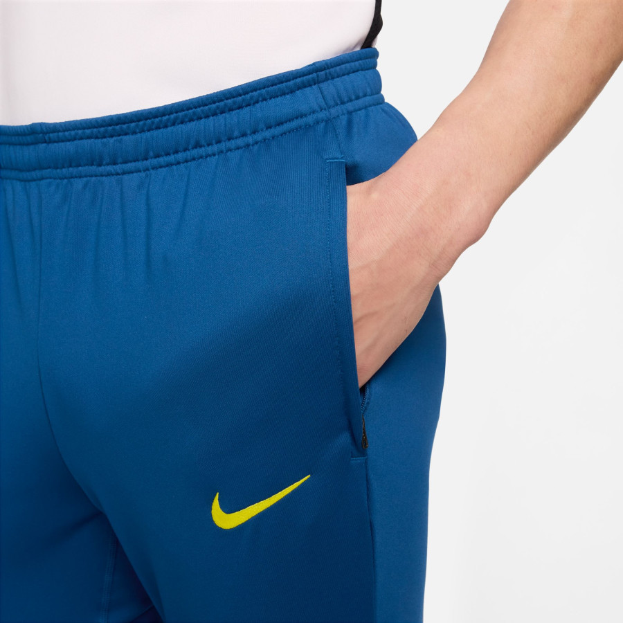 Pantalon survêtement FC Barcelone Strike bleu jaune