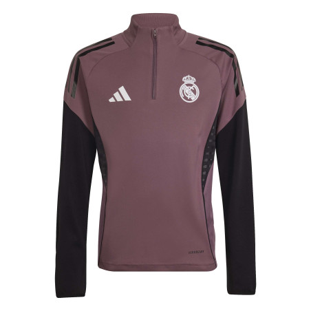 Sweat zippé junior Real Madrid rose noir
