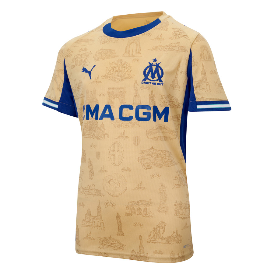 Maillot junior OM ÉDITION SPÉCIALE or 2025/26