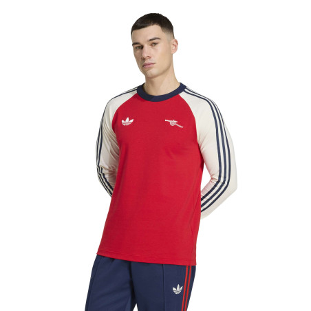 Maillot manches longues Arsenal Originals rouge blanc
