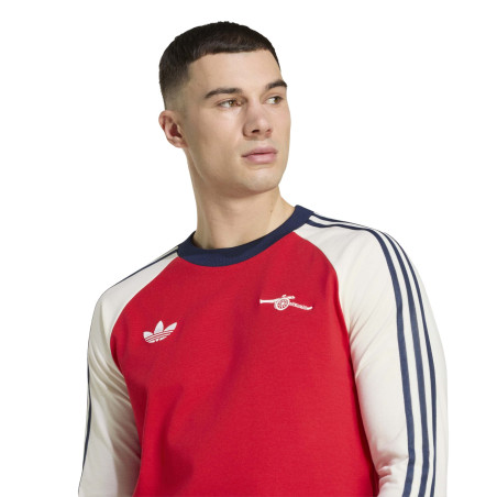 Maillot manches longues Arsenal Originals rouge blanc