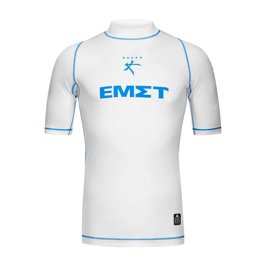 Maillot Kappa XXV Kallithea blanc bleu 2025/26