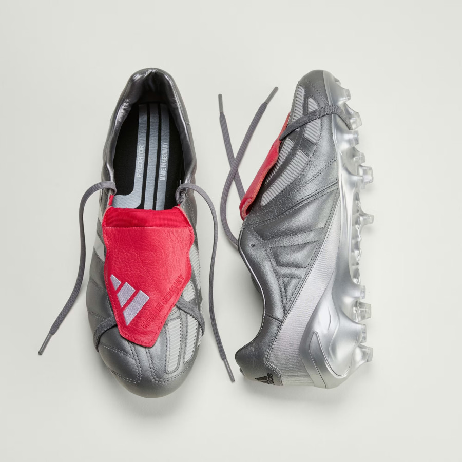 adidas Predator Mania Gunmetal Elite FG gris rouge