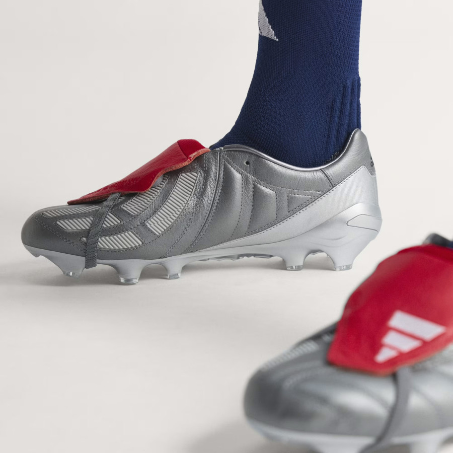 adidas Predator Mania Gunmetal Elite FG gris rouge