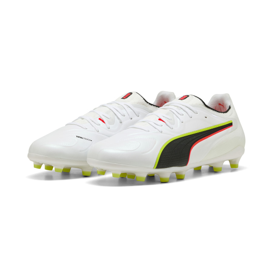 Puma King 20 Ultimate FG/AG blanc