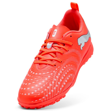 Puma Future 9 junior Play Turf orange gris