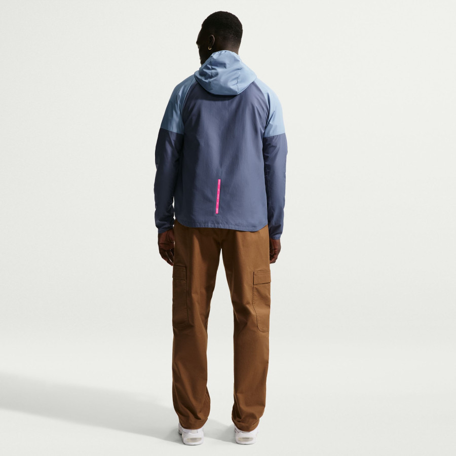 Coupe vent Nike Run bleu rose