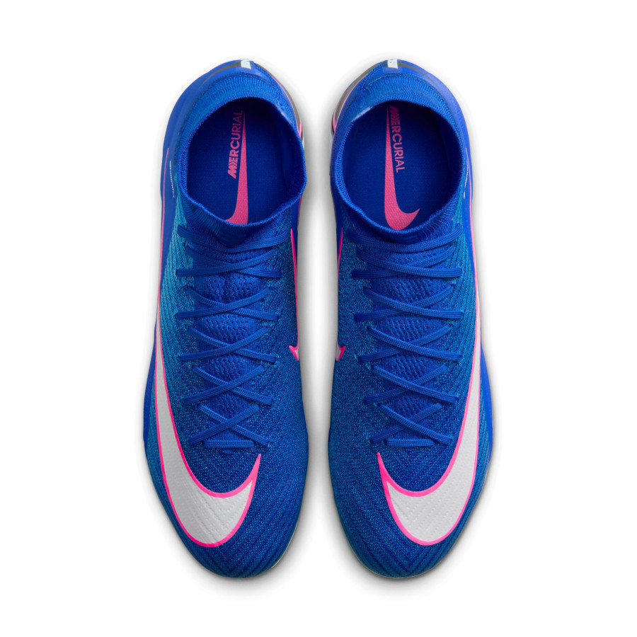 Nike Air Zoom Mercurial Superfly 10 Elite AG-Pro bleu rose