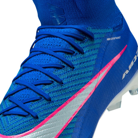 Nike Air Zoom Mercurial Superfly 10 Elite AG-Pro bleu rose