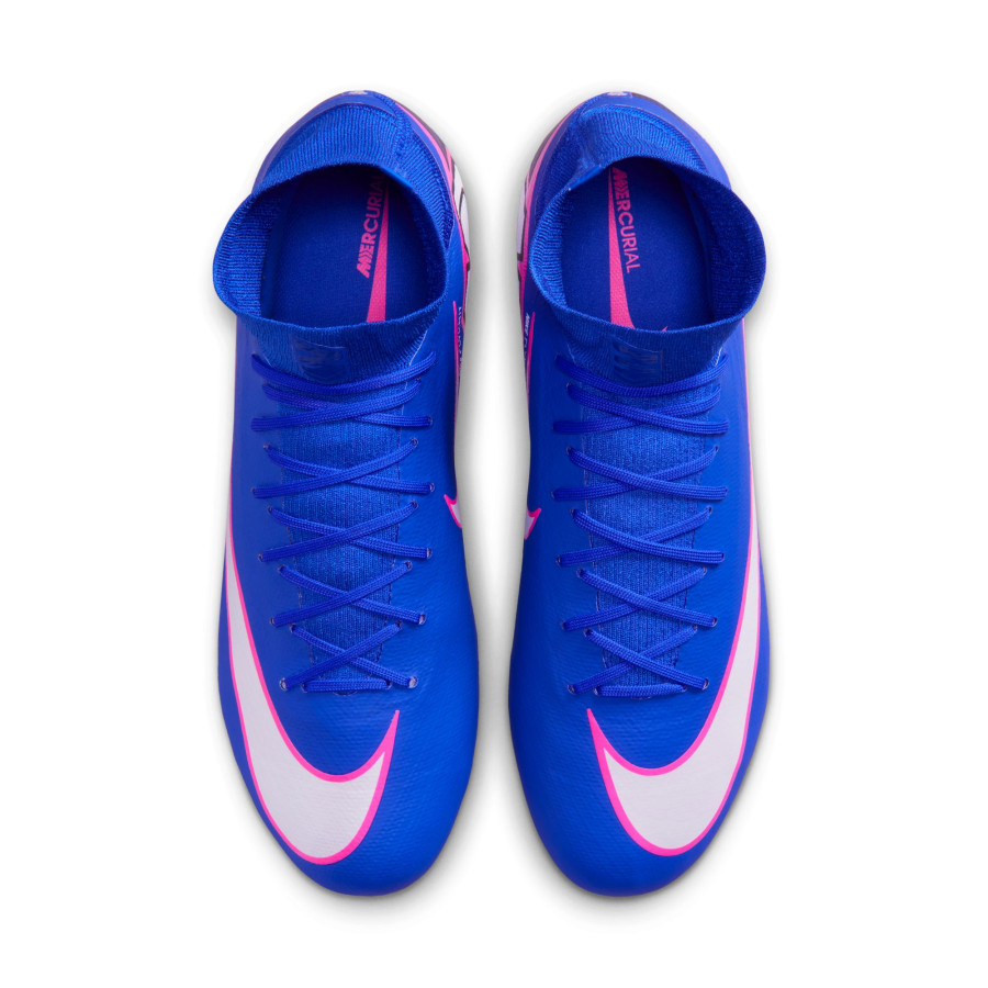 Nike Air Zoom Mercurial Superfly 10 Pro FG bleu rose