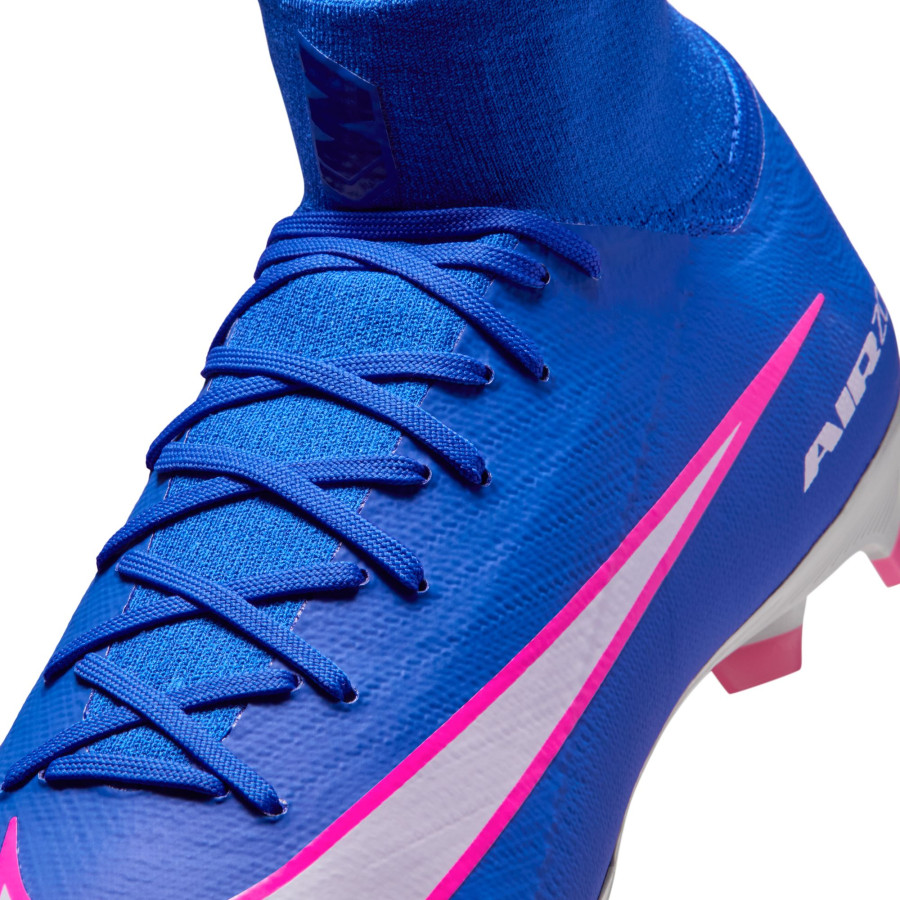 Nike Air Zoom Mercurial Superfly 10 Pro FG bleu rose
