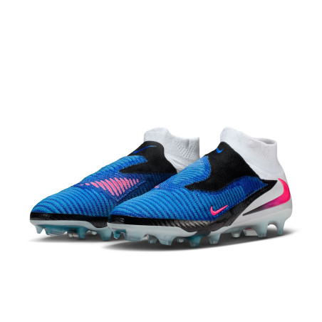Nike Phantom 6 montante Elite FG bleu rose