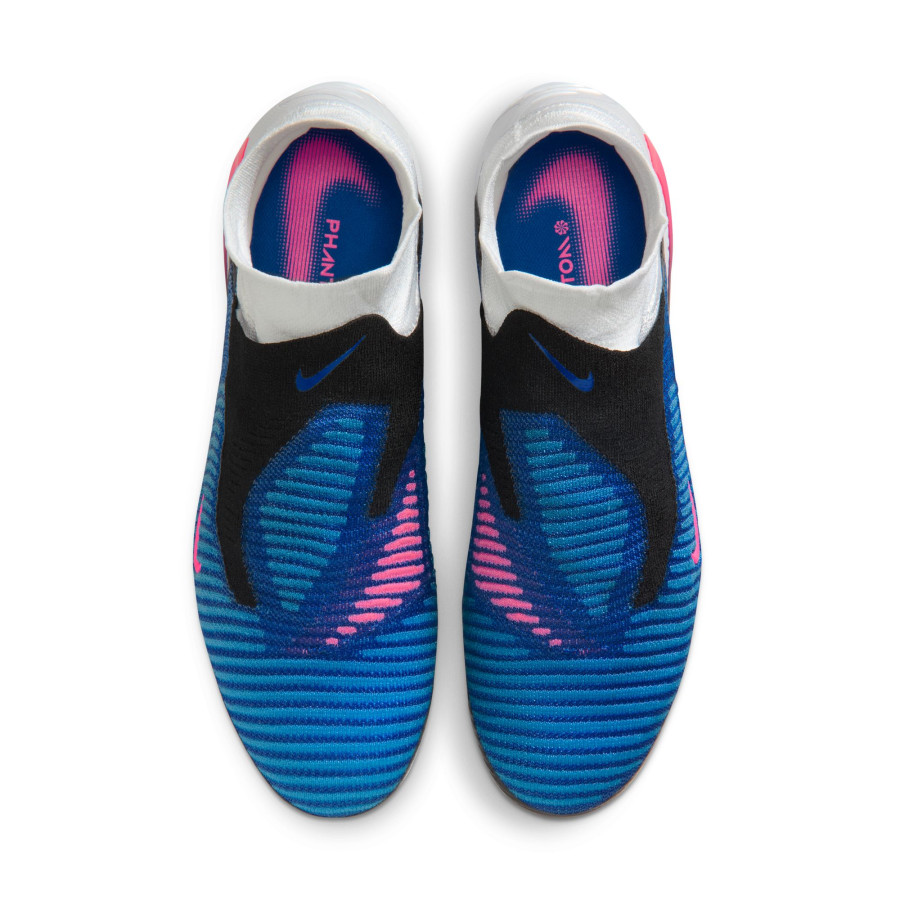 Nike Phantom 6 montante Elite FG bleu rose