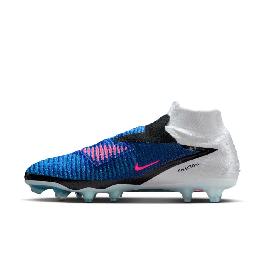 Nike Phantom 6 montante Elite FG bleu rose