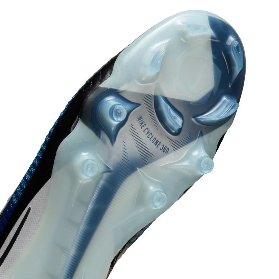 Nike Phantom 6 montante Elite FG bleu rose