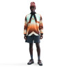 Maillot gardien Equipe de France Hollywood Lifestyle bleu orange