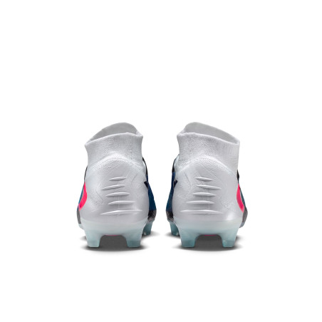 Nike Phantom 6 montante Elite FG bleu rose