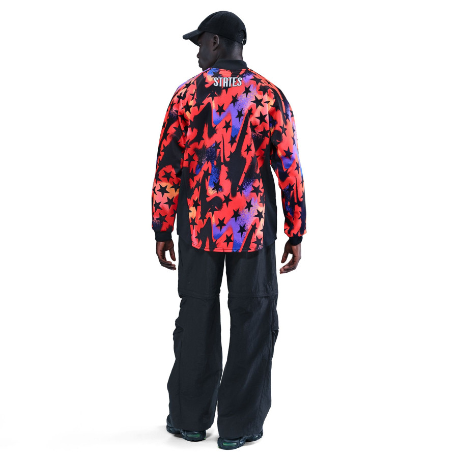 Maillot gardien USA Hollywood Lifestyle noir rouge 