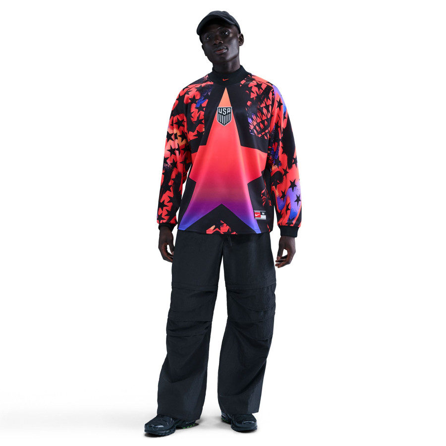 Maillot gardien USA Hollywood Lifestyle noir rouge 