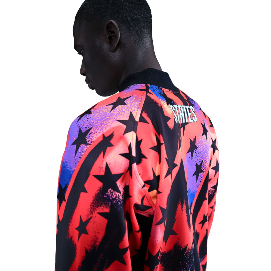 Maillot gardien USA Hollywood Lifestyle noir rouge 