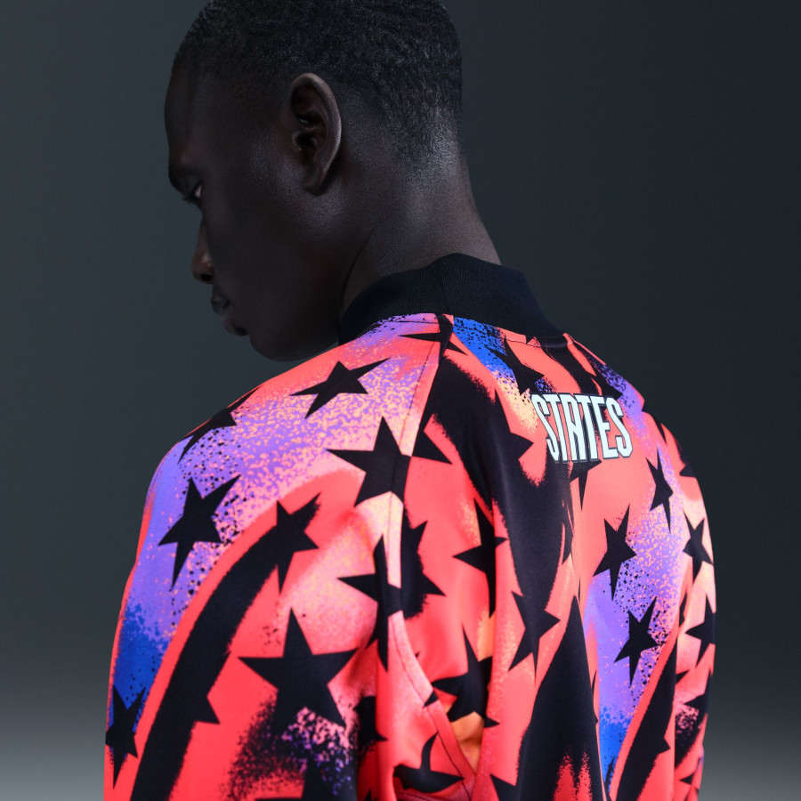 Maillot gardien USA Hollywood Lifestyle noir rouge 