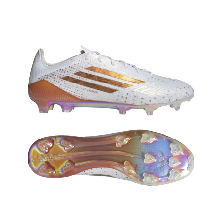 adidas F50 Salah Elite FG blanc or