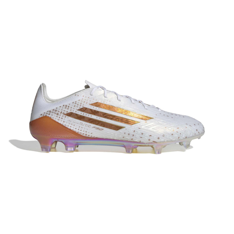 adidas F50 Salah Elite FG blanc or