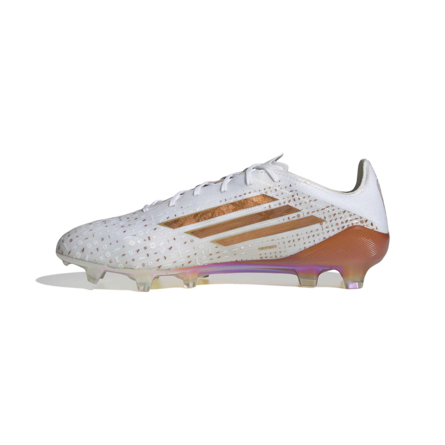 adidas F50 Salah Elite FG blanc or
