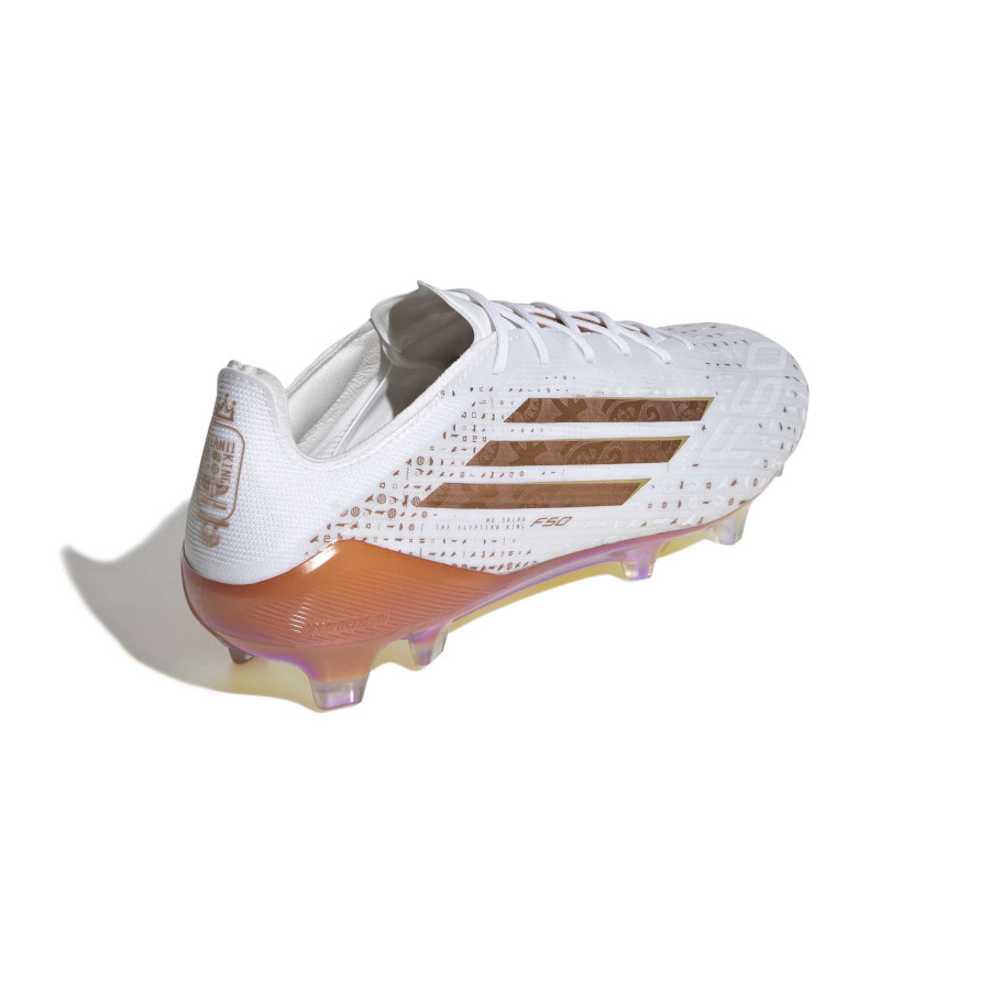 adidas F50 Salah Elite FG blanc or