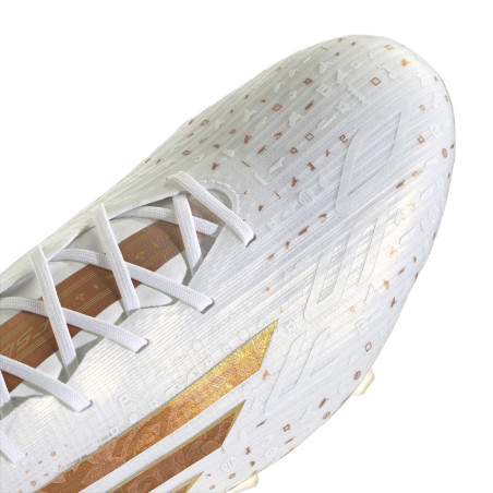 adidas F50 Salah Elite FG blanc or