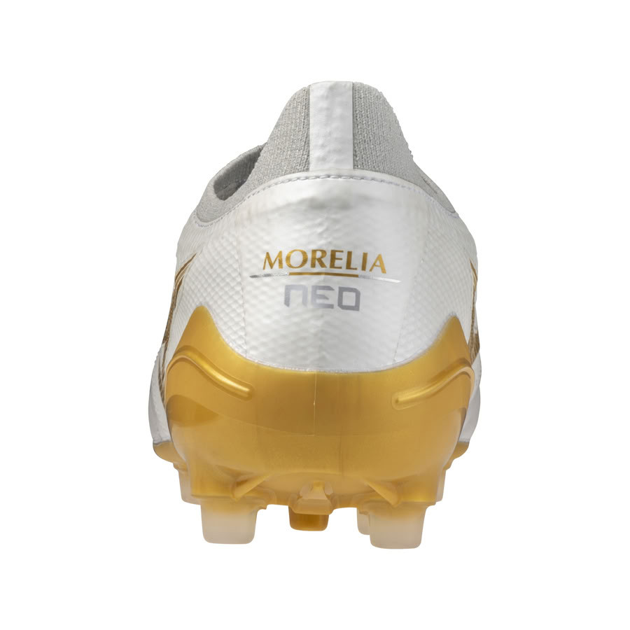 Mizuno Morelia Neo IV Beta Elite AG blanc or