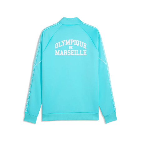 Veste survêtement OM King Anthem bleu ciel