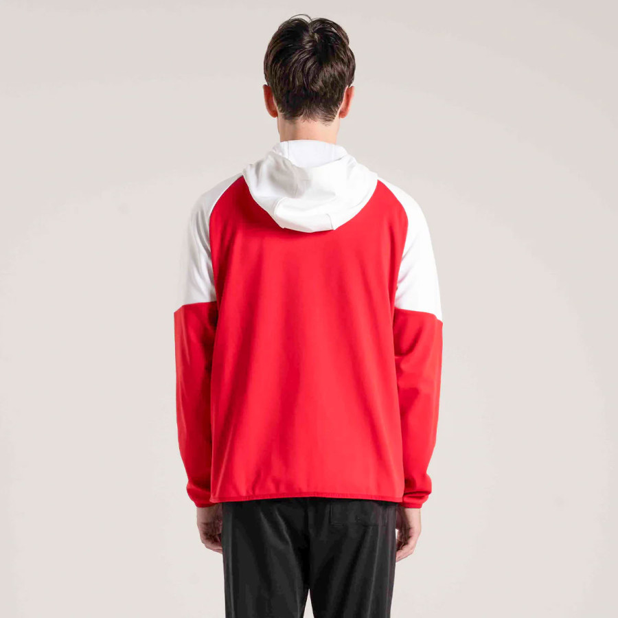 Veste survêtement à capuche AS Monaco rouge