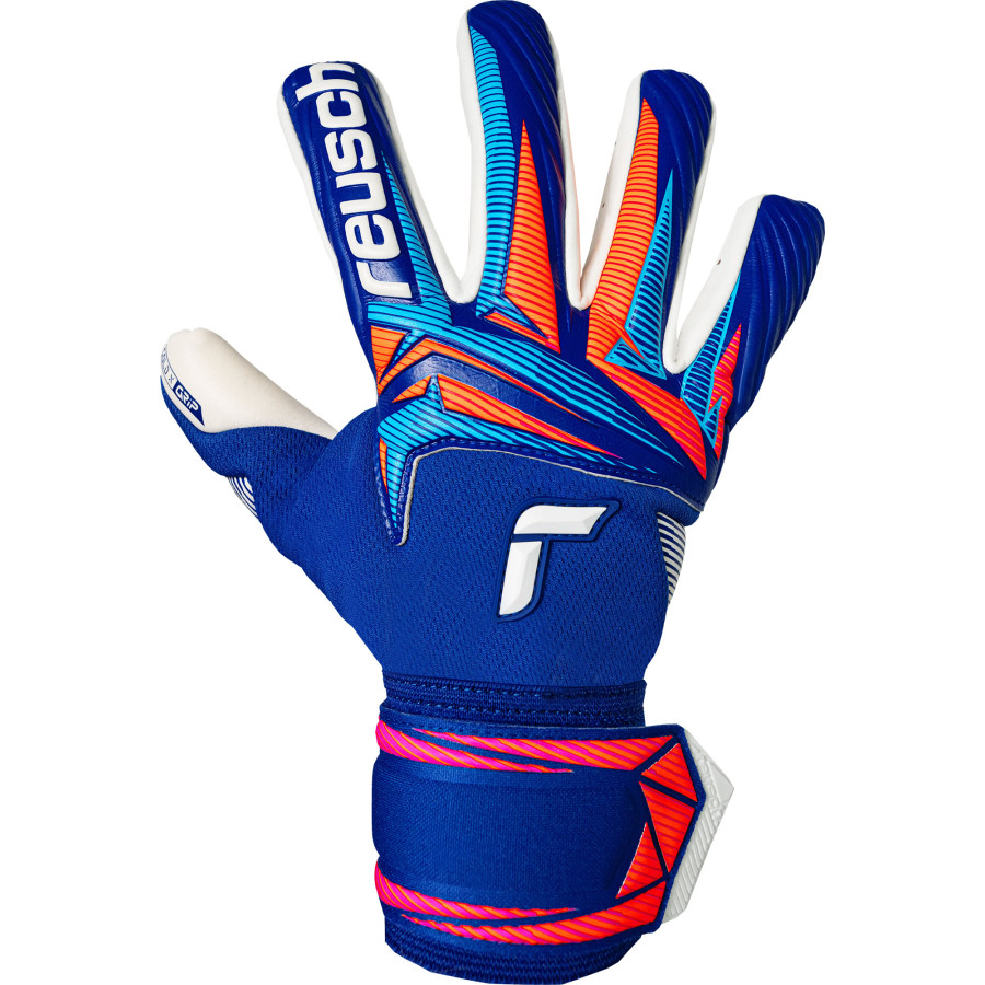 Gants gardien Reusch Attrakt Gold X NC bleu orange