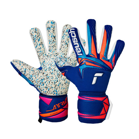 Gants gardien Reusch Attrakt Fusion NC bleu orange