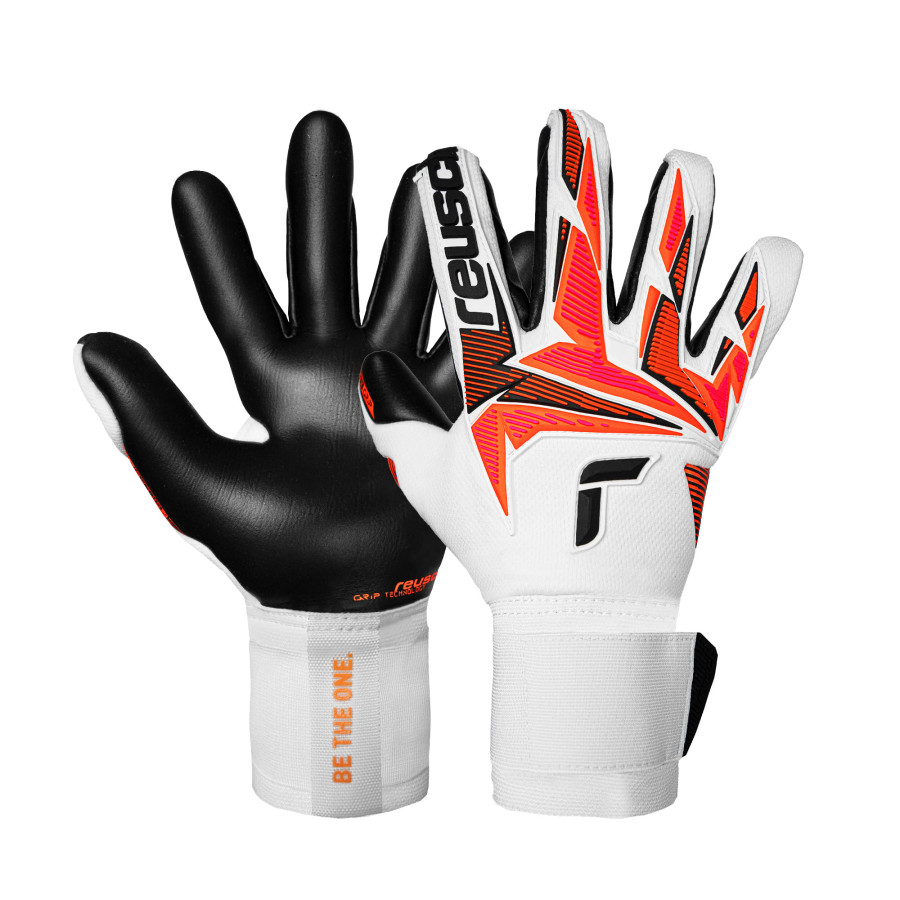 Gants gardien Reusch Attrakt Freegel Gold X blanc orange