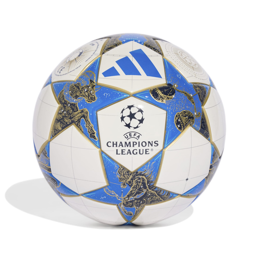 Mini-ballon adidas Ligue des Champions blanc bleu 2025/26