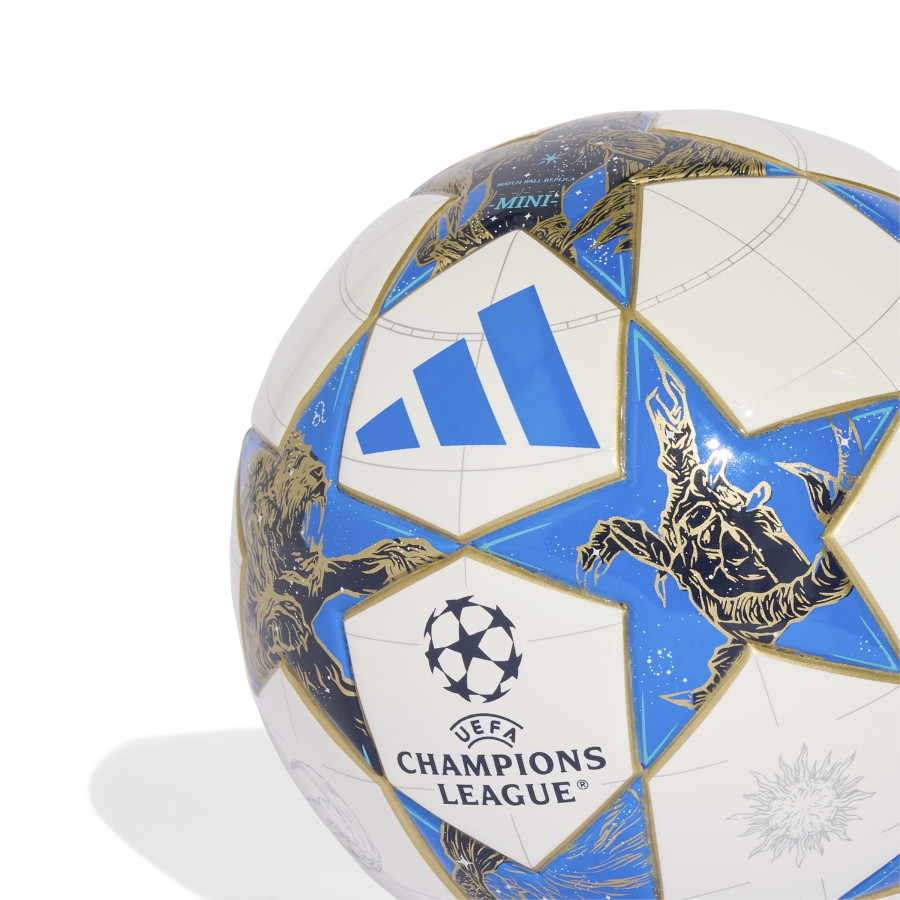 Mini-ballon adidas Ligue des Champions blanc bleu 2025/26