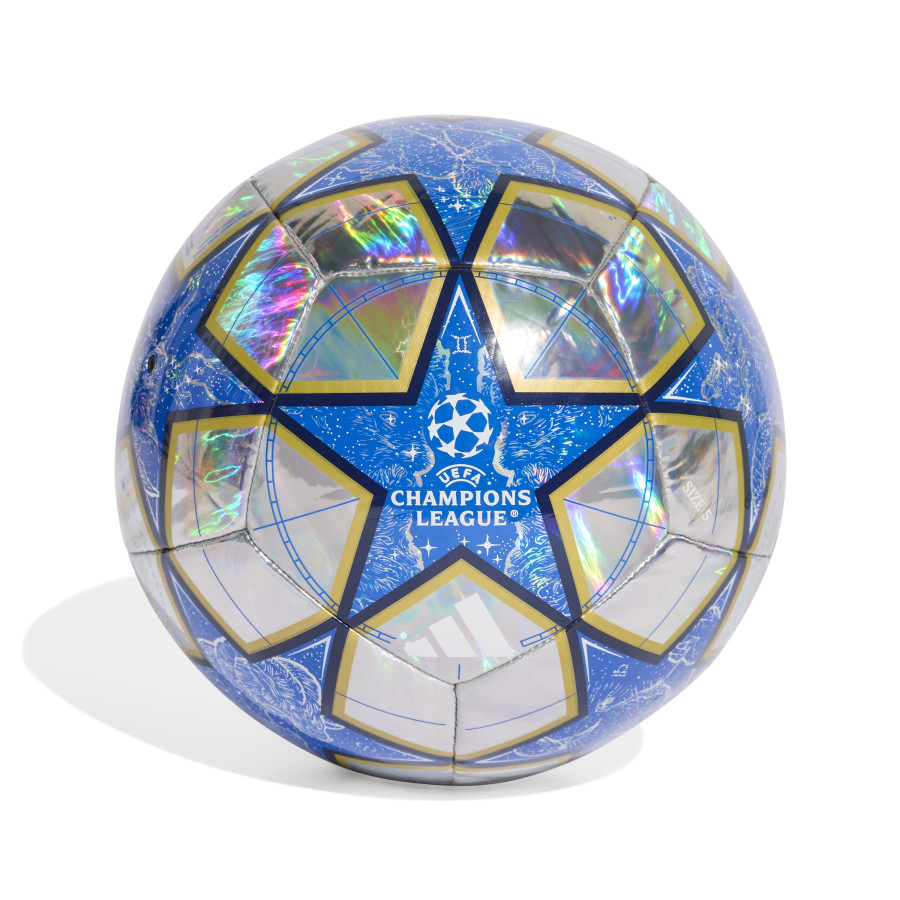 Ballon entraînement adidas Ligue des Champions blanc bleu 2025/26
