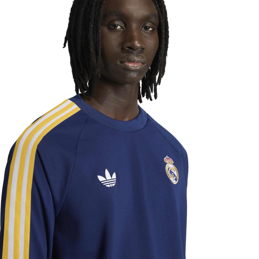 Sweat Real Madrid Retro Originals bleu jaune