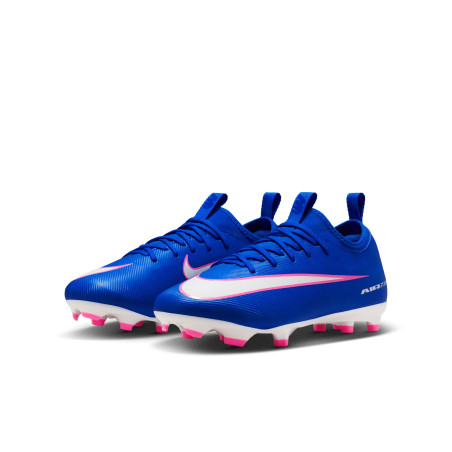 Nike Air Zoom Mercurial Vapor 16 Academy junior FG/MG bleu rose