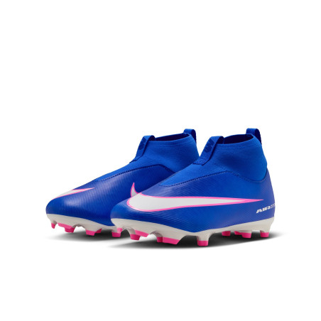 Nike Air Zoom Mercurial Superfly 10 Academy junior FG/MG bleu rose