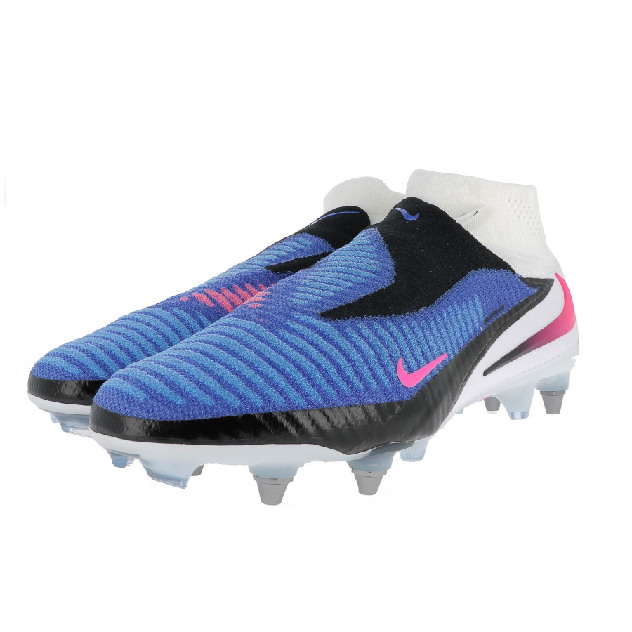 Nike Phantom 6 montante Elite SG-Pro sans Anti-Clog bleu rose