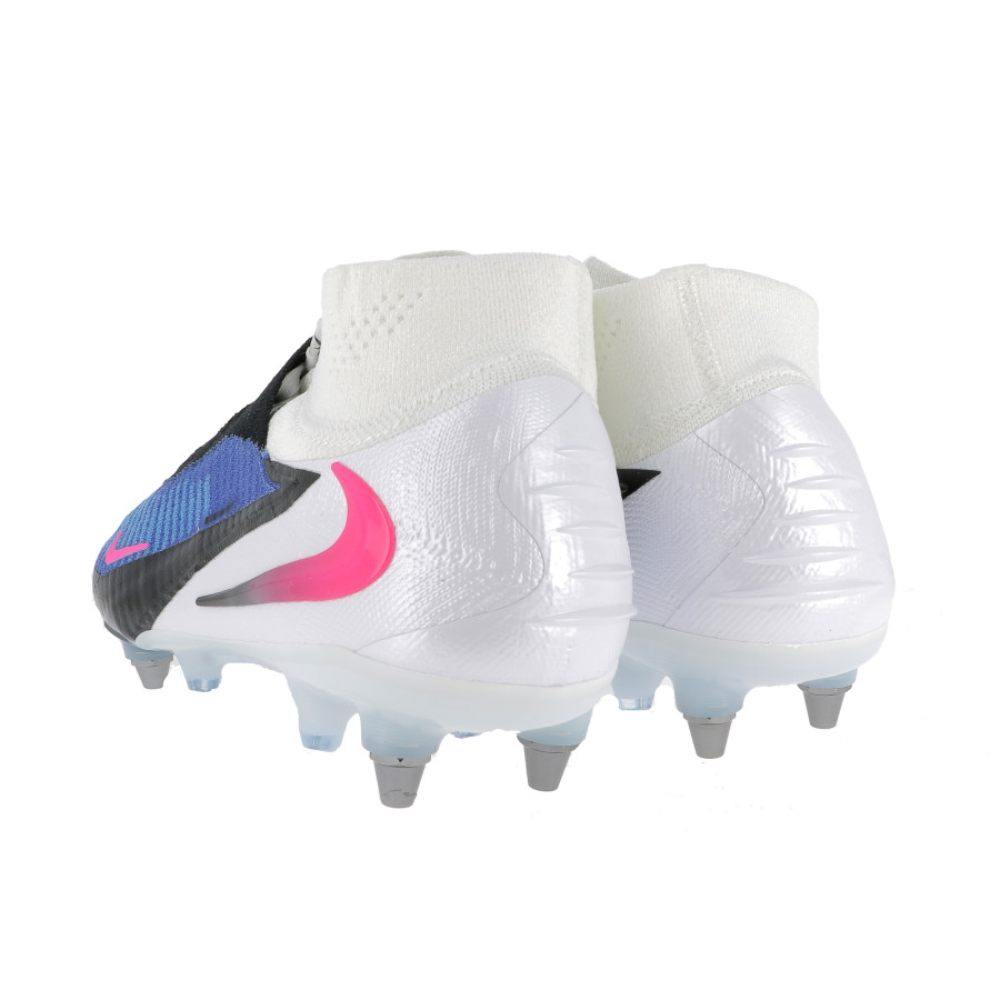 Nike Phantom 6 montante Elite SG-Pro sans Anti-Clog bleu rose
