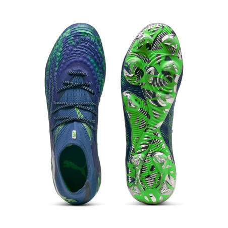 Puma Future 9 Ultimate Cosmic Art FG bleu vert
