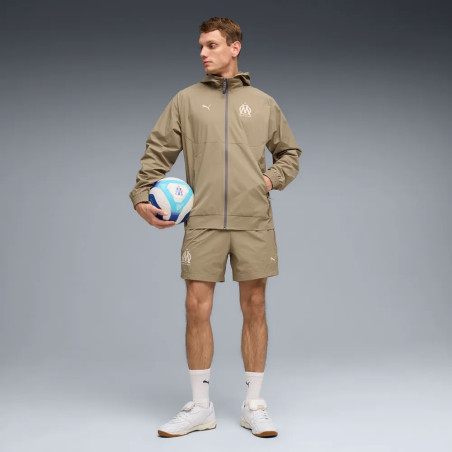 Veste survêtement OM PumaTech Woven beige
