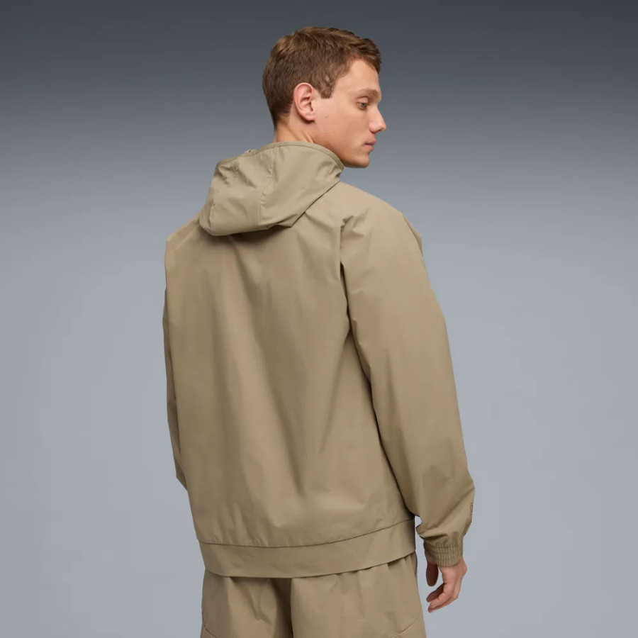 Veste survêtement OM PumaTech Woven beige