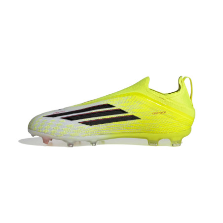 adidas F50 LaceLess Elite junior FG jaune blanc