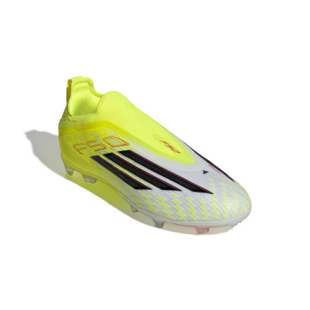adidas F50 LaceLess Elite junior FG jaune blanc