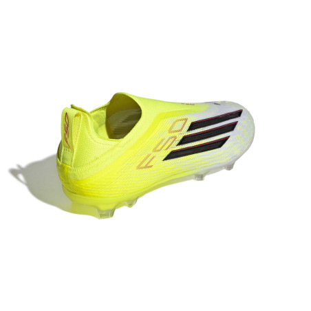 adidas F50 LaceLess Elite junior FG jaune blanc